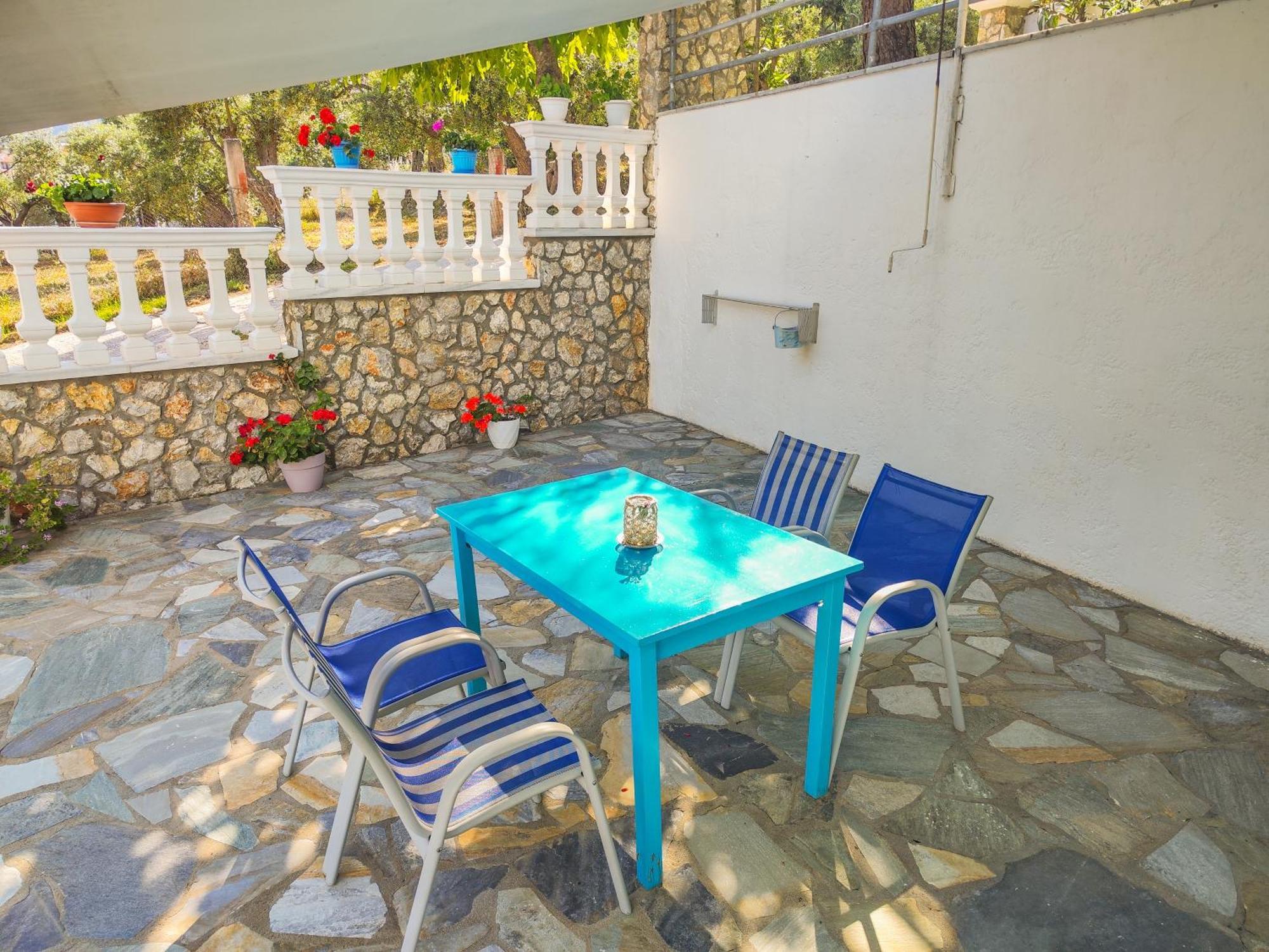 Ellinas Hotel Chrisi Ammoudia Exterior foto